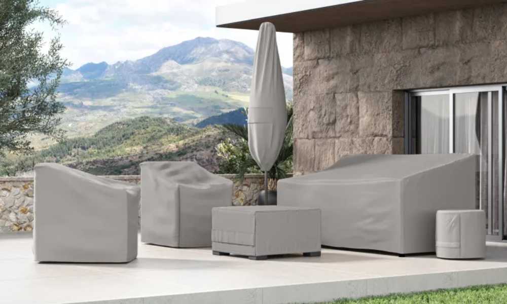 Choosing the perfect covers for patio furniture to protect them.